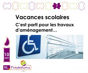 Visuel : ACCESSIBILITE DES ECOLES POUR LA RENTREE